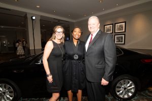 Crystal Wright with TCSG Goal Coordinator Dawn Schmeelk and TCSG Commissioner Matt Arthur.