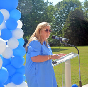 Newton Chamber President and CEO Debbie Harper.